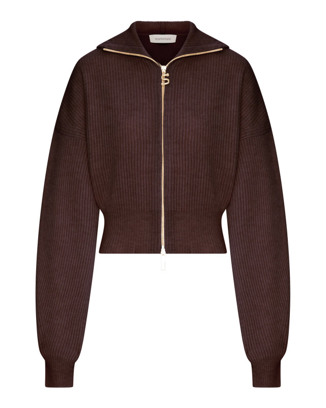 [SPORTMAX] Cardigan FW26 2622346022600004 CIOCOLATE