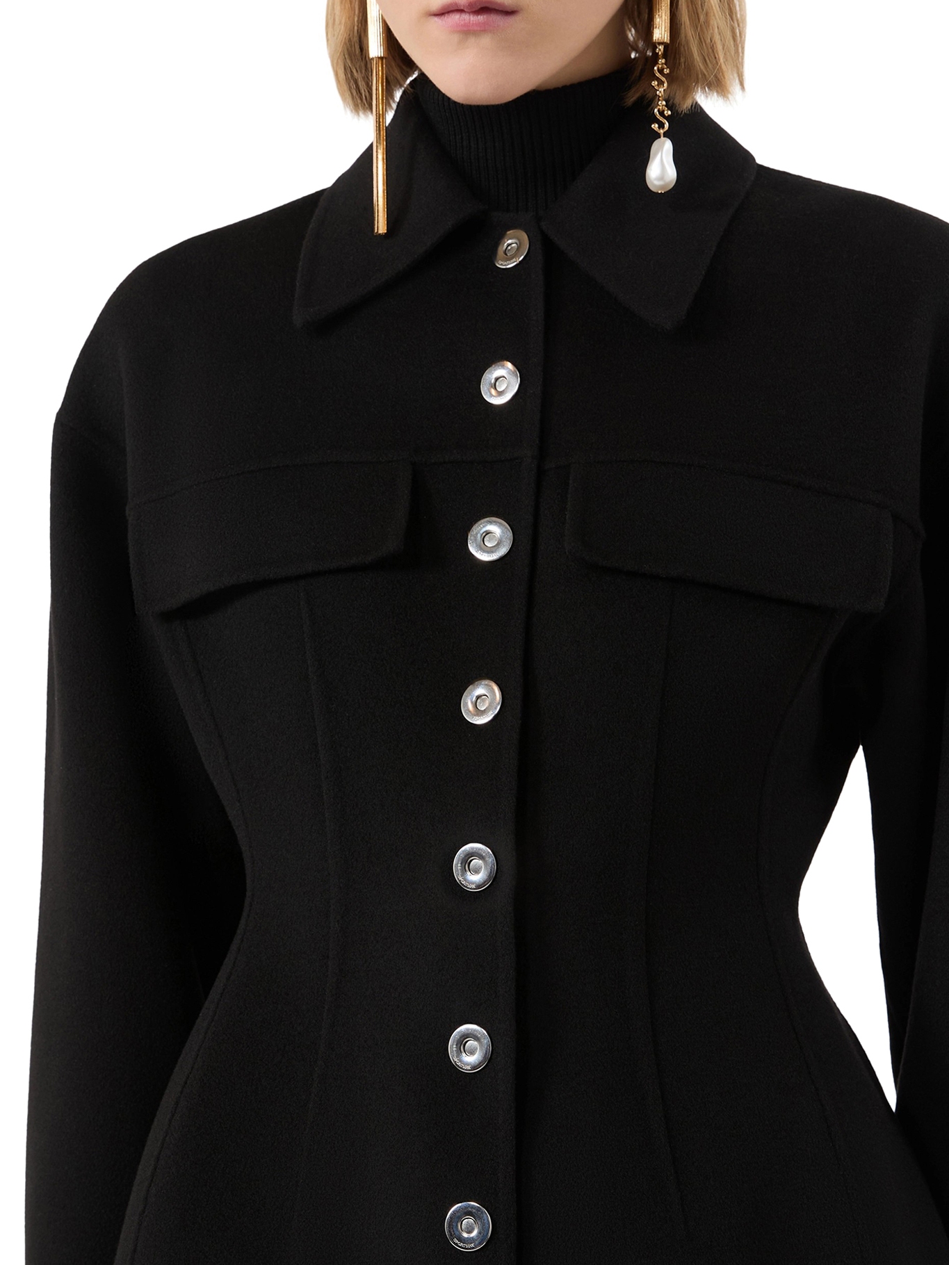 [SPORTMAX] Cardigan FW26 2622086011600013 BLACK