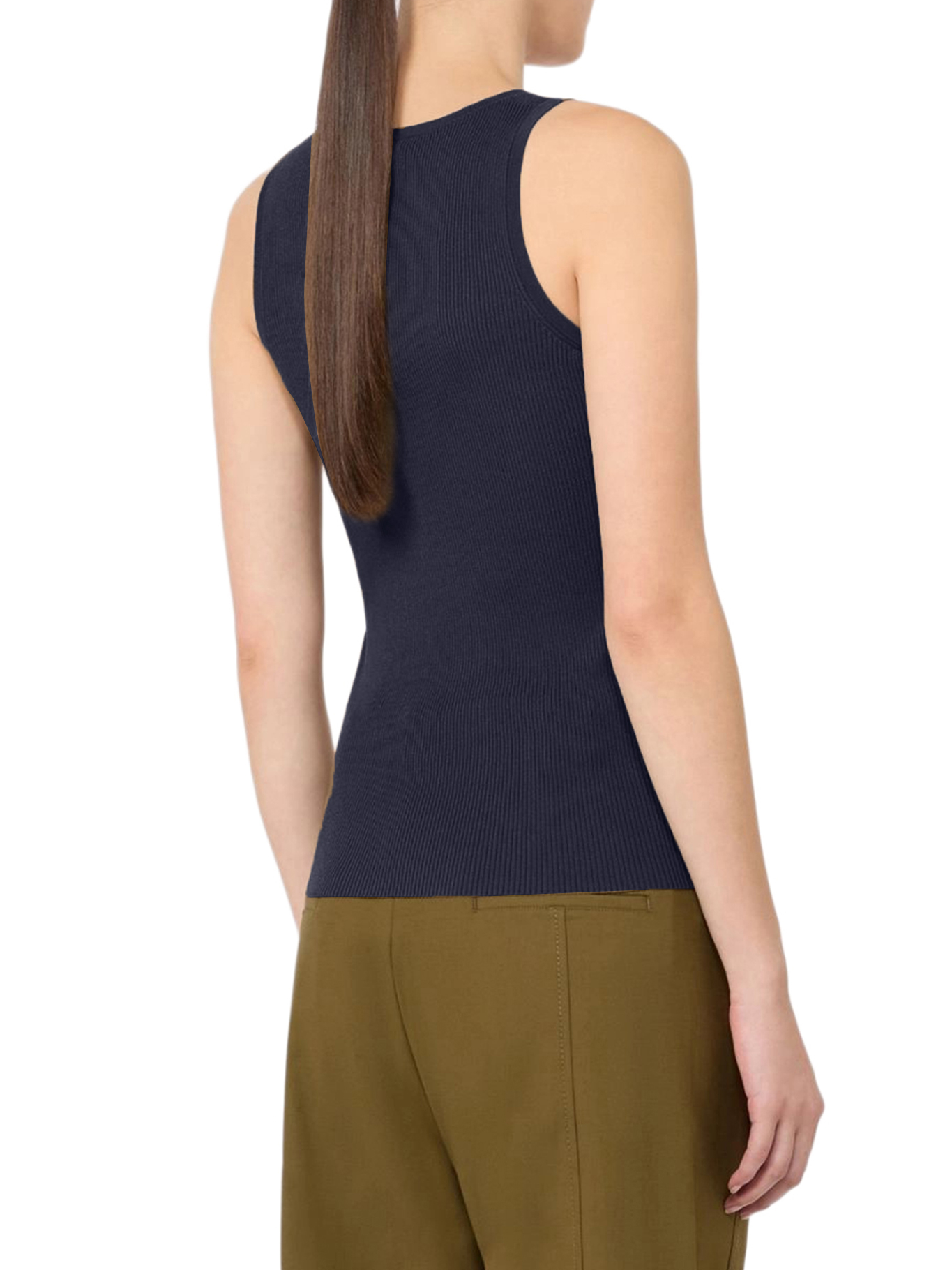 [Max Mara] Tank top FW26 2621366161600002 BLUE MARINE