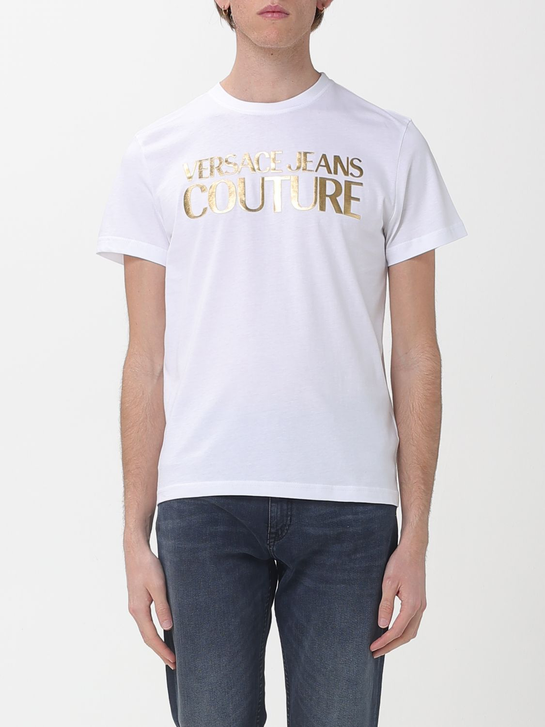 [VERSACE JEANS COUTURE] T-shirts Short Sleeve SS26 80GAHT00CJ00T G03