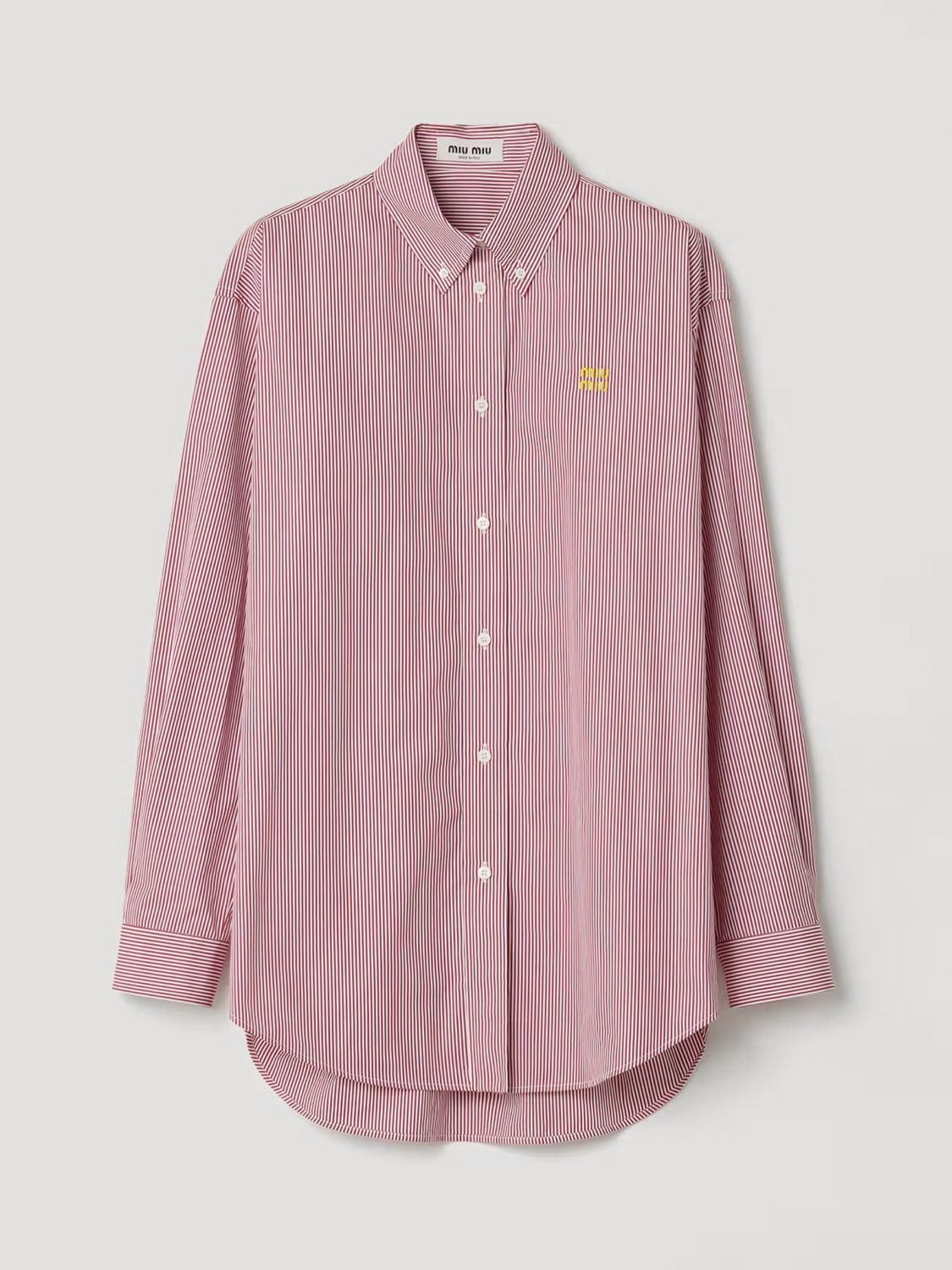[Miu Miu] Shirts Long Sleeve SS26 MK1626SOOO19EA F03DU