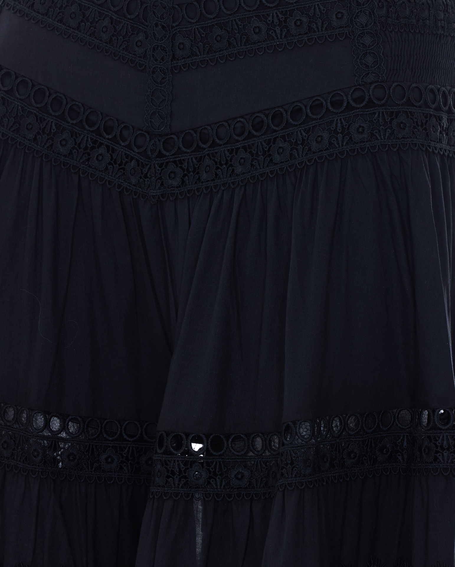 [CharoRuiz] Long skirt SS26 261402BLACK