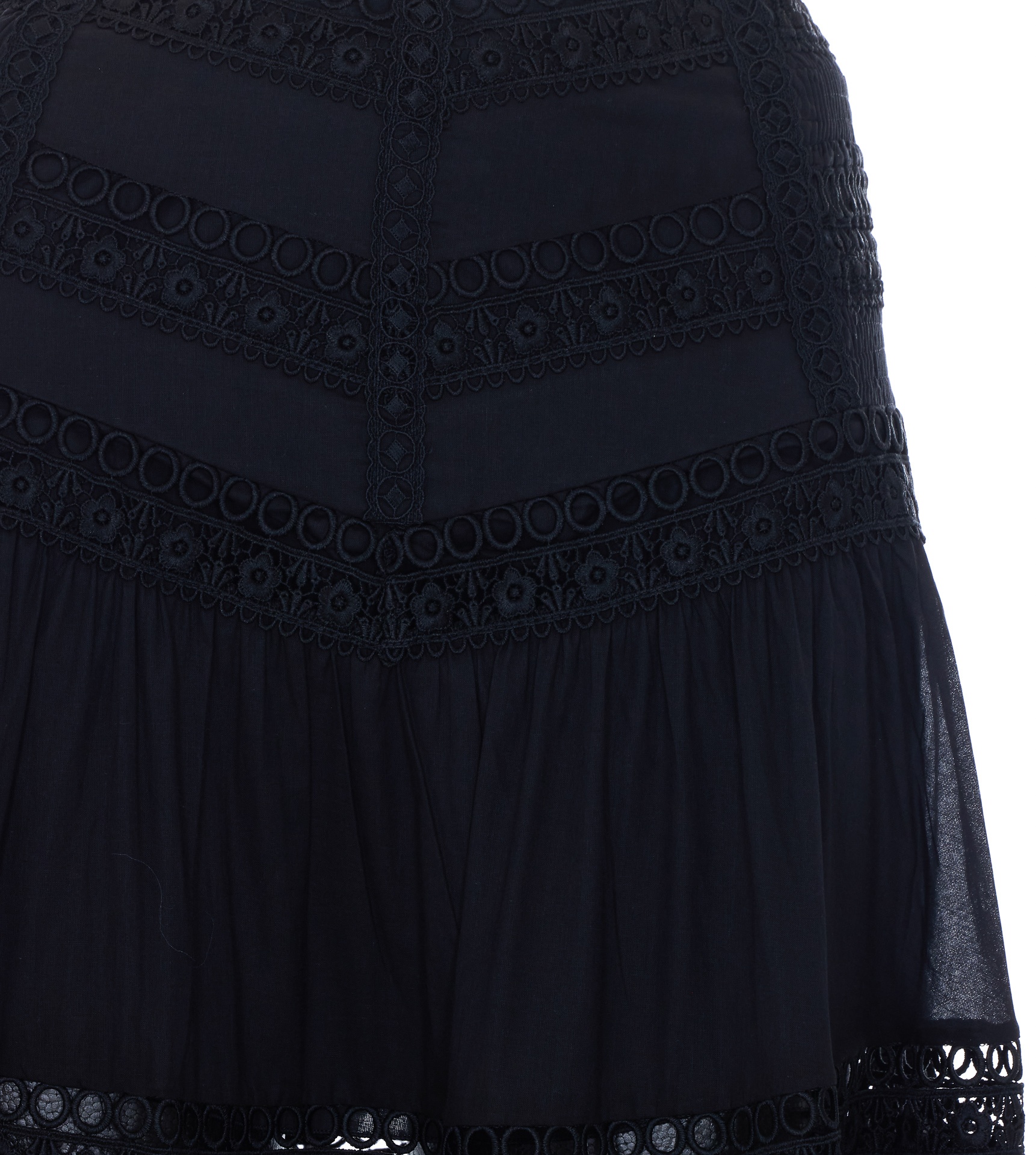 [CharoRuiz] Long skirt SS26 261402BLACK
