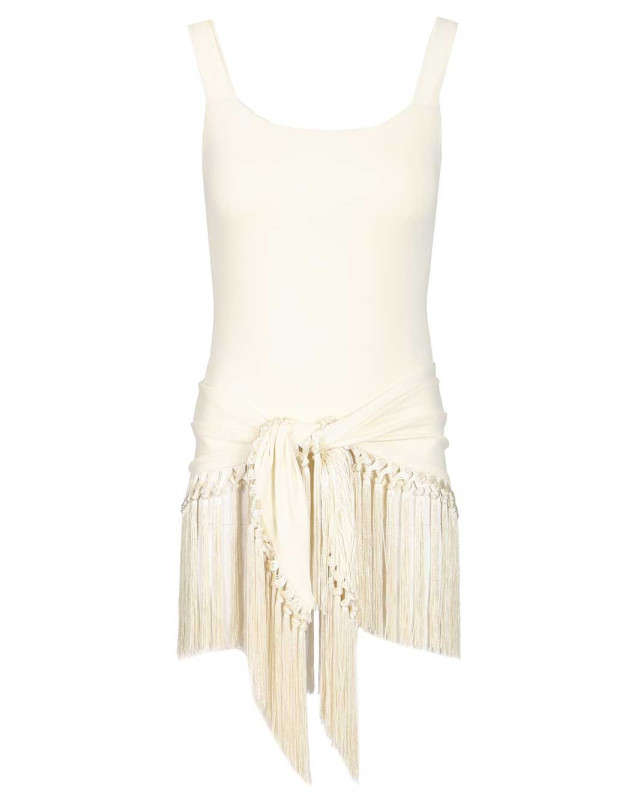 [Taller Marmo] Sleeveless dress CO TM_SS2685101IVORY