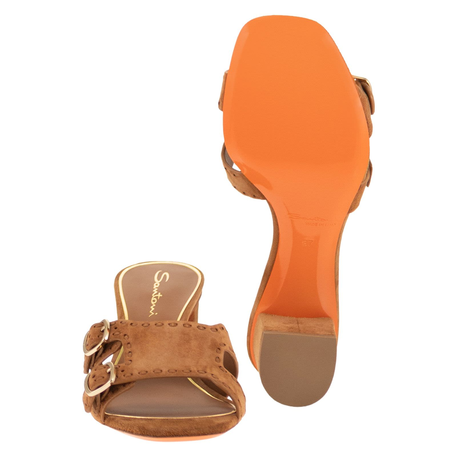 [Santoni] Sandals SS26 WHYU72090HA2THTH C40
