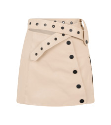 [The Mannei] Mini skirt SS25 RS25045_VANILLA