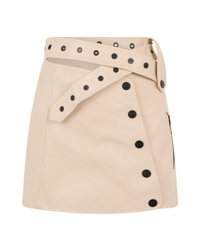 [The Mannei] Mini skirt SS25 RS25045_VANILLA