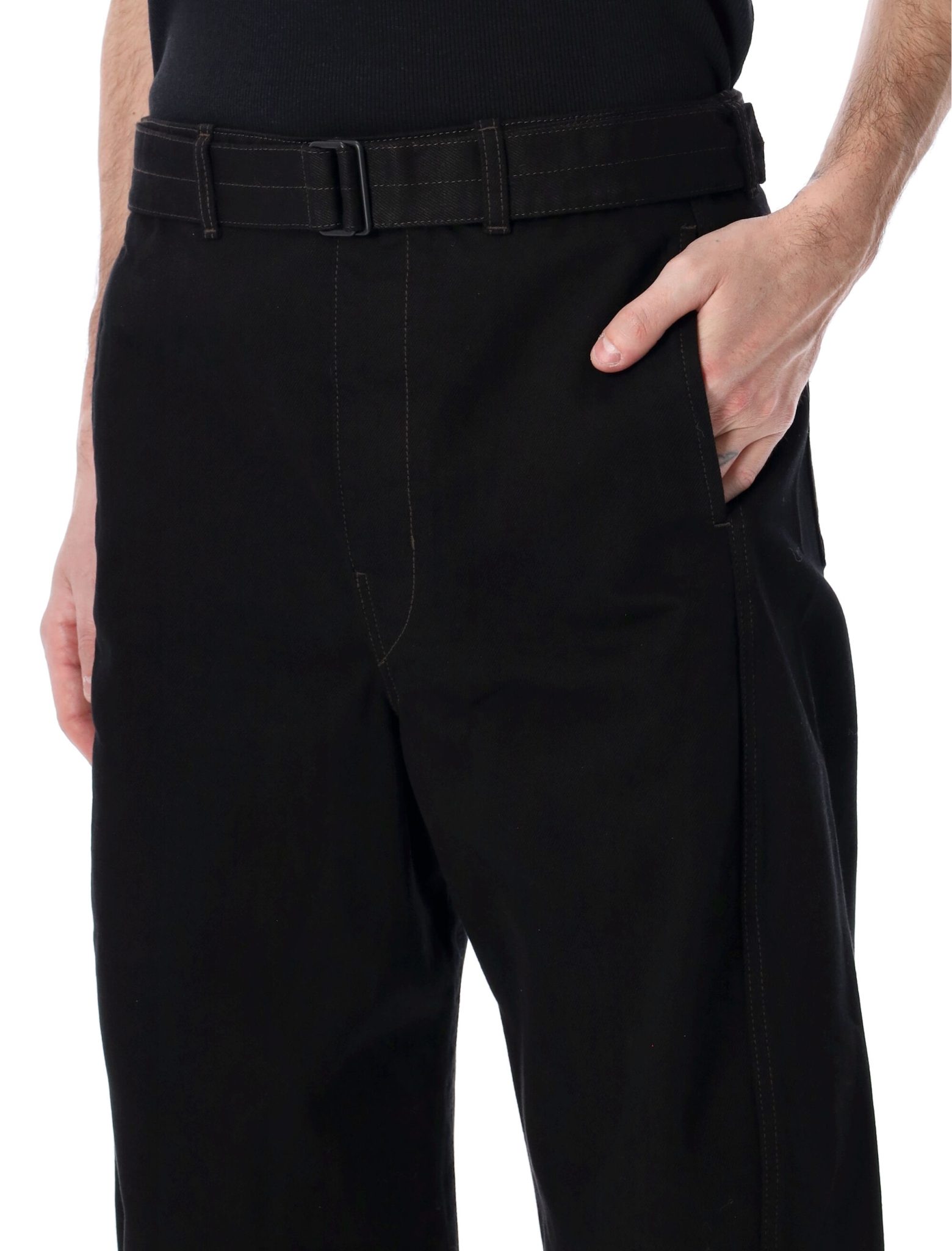 [LEMAIRE] Trousers FW26 PA326LD1055BK999