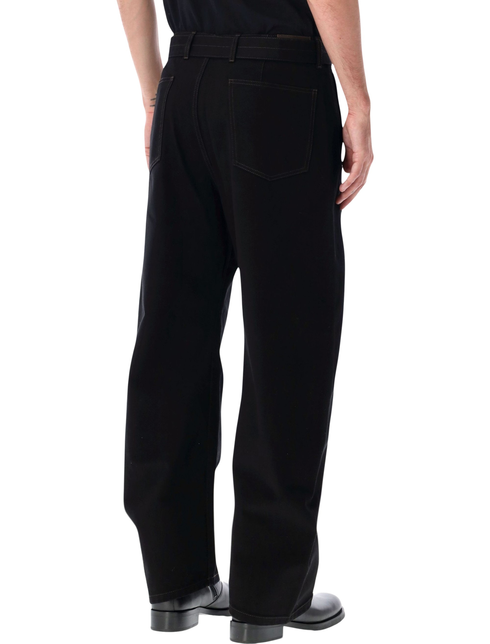 [LEMAIRE] Trousers FW26 PA326LD1055BK999