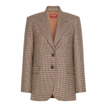 [MAX MARA STUDIO] Blazer FW26 2626046051600001 BLACK CUIR