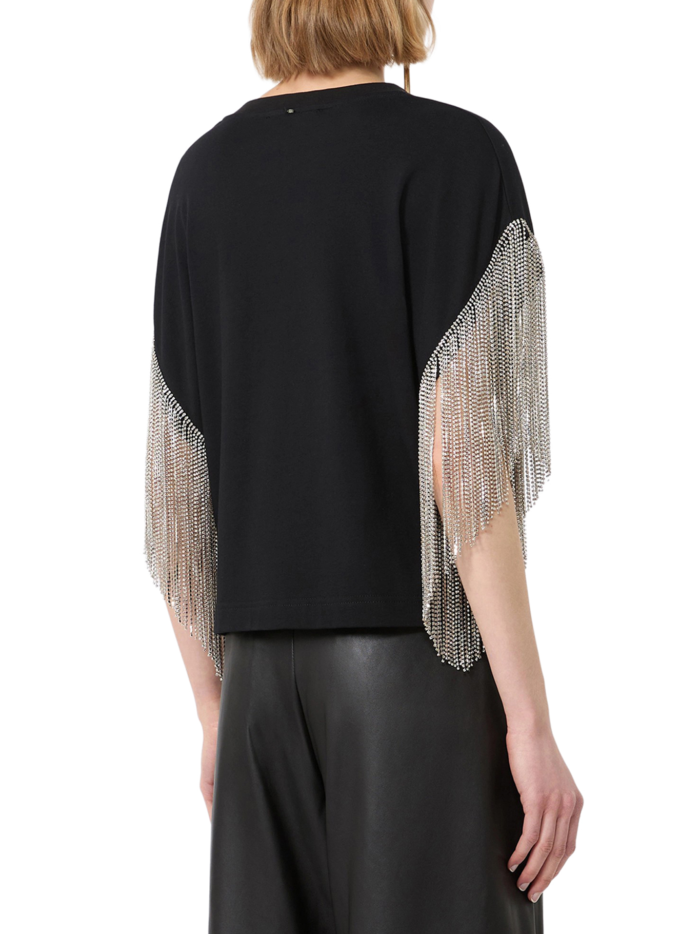 [SPORTMAX] T-shirts Long Sleeve FW26 2622946015600002 BLACK