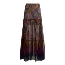 [Etro] Long skirt FW26 WRFA021699SP11HX0893 GREEN