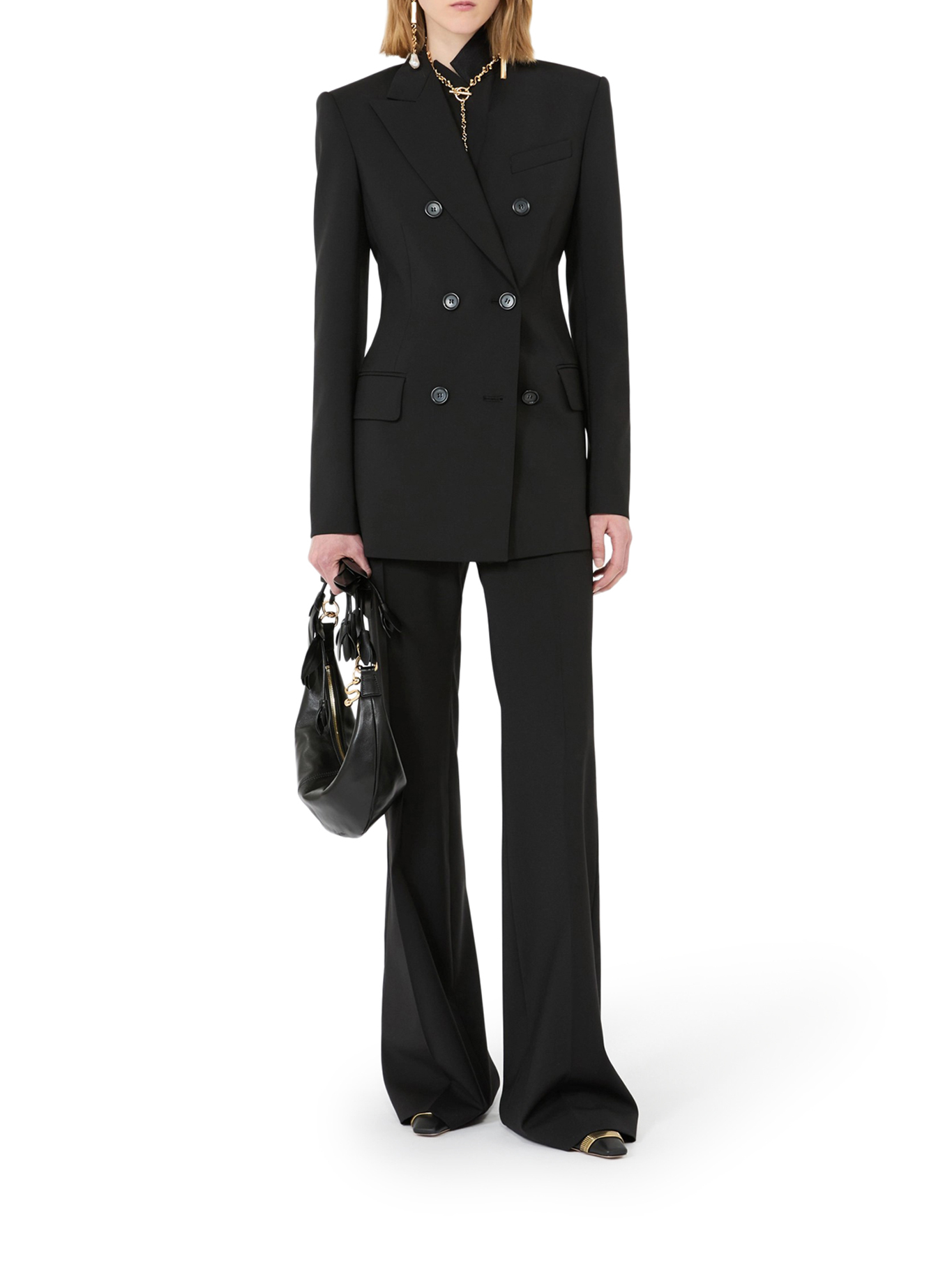 [SPORTMAX] Trousers FW26 2622136011600004 BLACK
