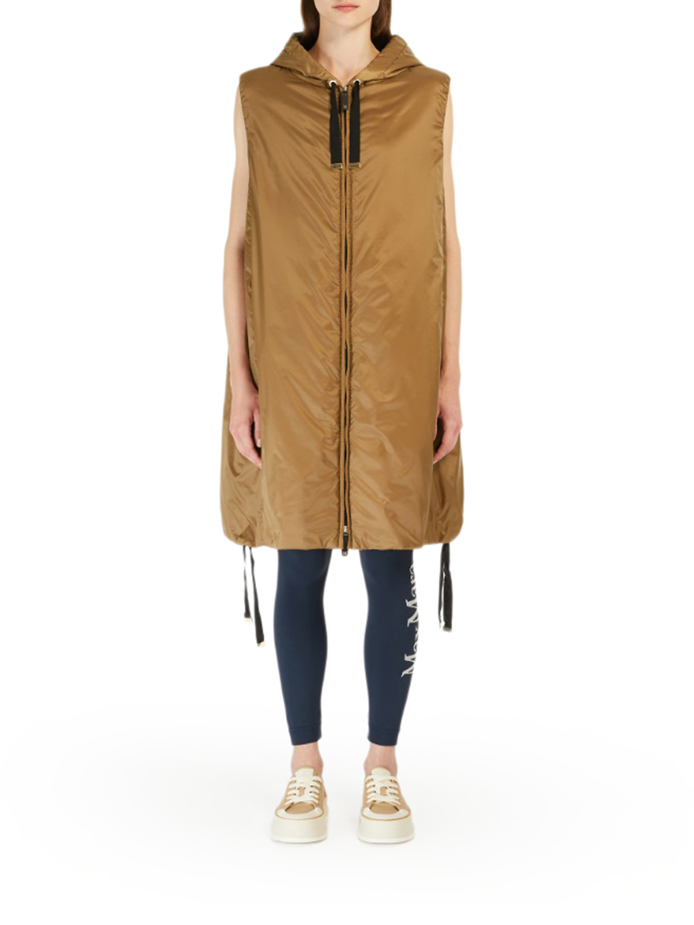 [MAX MARA THE CUBE] Down Vest FW26 2629296054600051 CARAMEL
