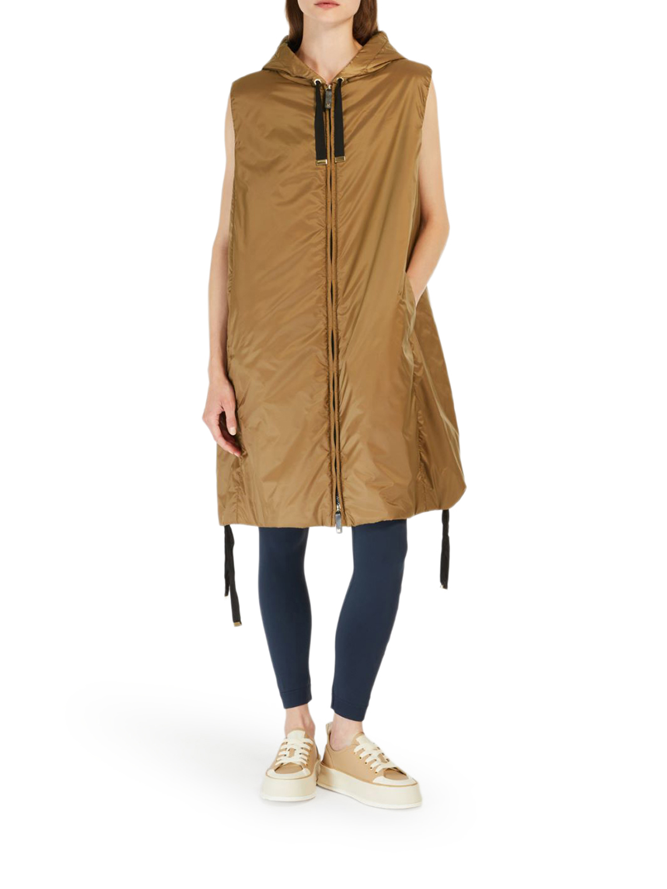 [MAX MARA THE CUBE] Down Vest FW26 2629296054600051 CARAMEL