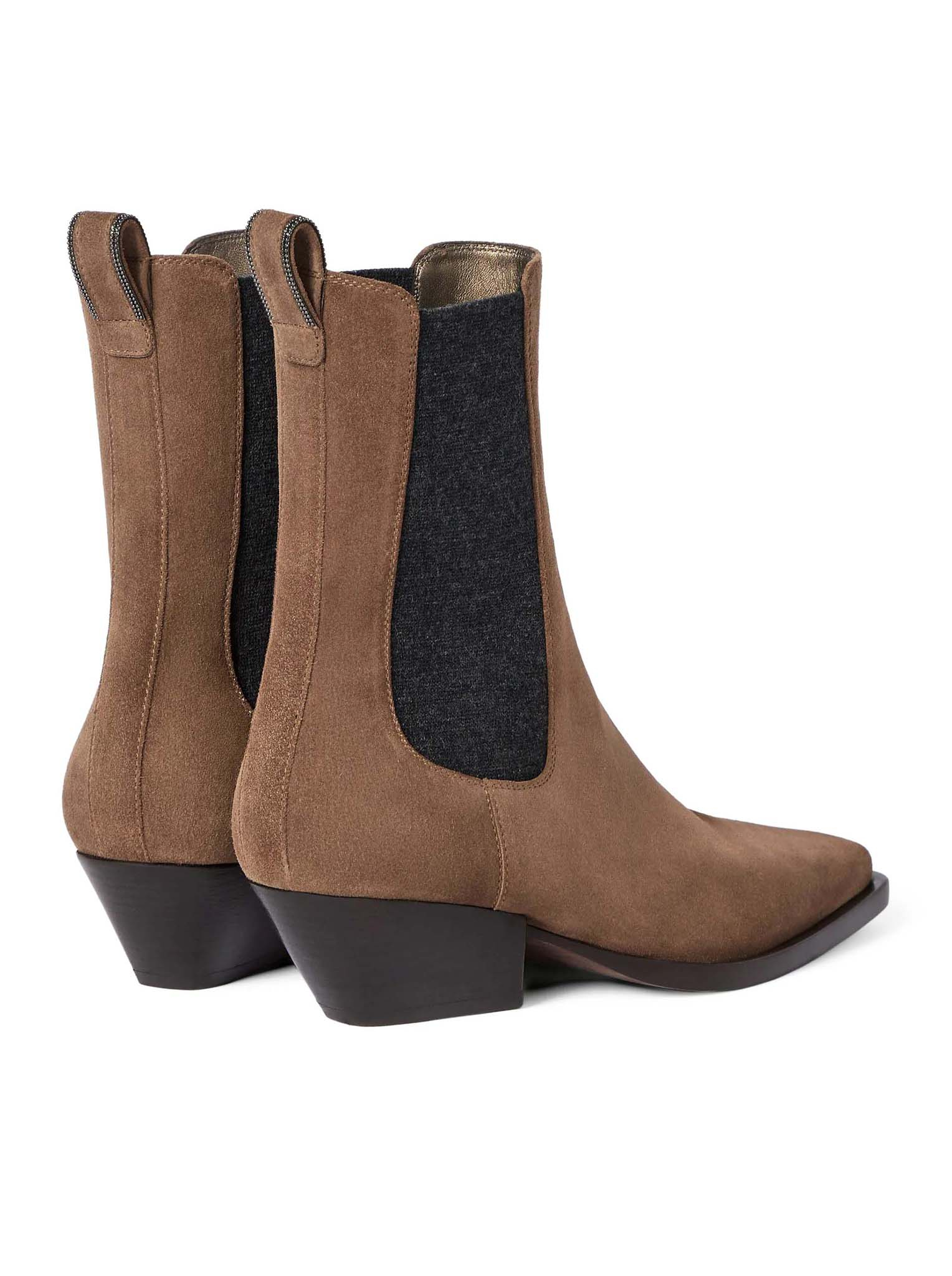 [Brunello Cucinelli] Ankle Boots FW26 MZSFC3080C9773 CARAMEL
