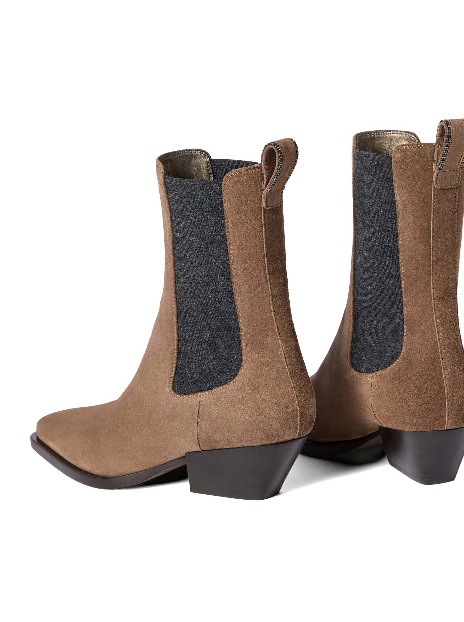 [Brunello Cucinelli] Ankle Boots FW26 MZSFC3080C9773 CARAMEL
