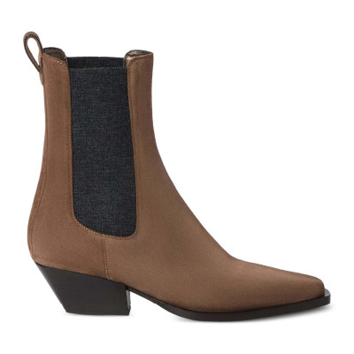 [Brunello Cucinelli] Ankle Boots FW26 MZSFC3080C9773 CARAMEL