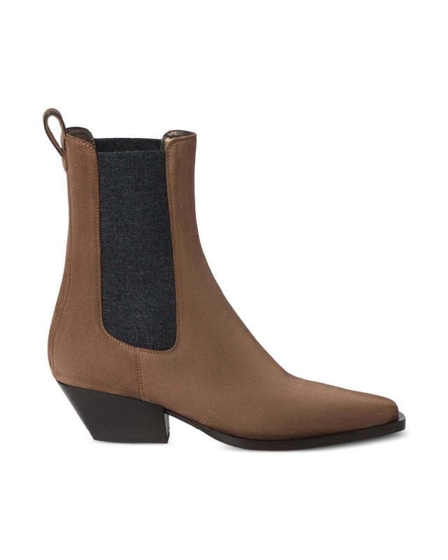 [Brunello Cucinelli] Ankle Boots FW26 MZSFC3080C9773 CARAMEL