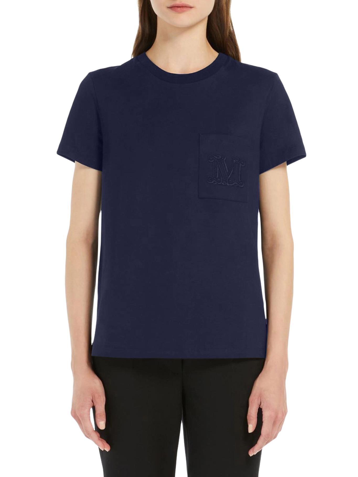 [Max Mara] T-shirts Short Sleeve FW26 2621946051600008 BLUE MARINE