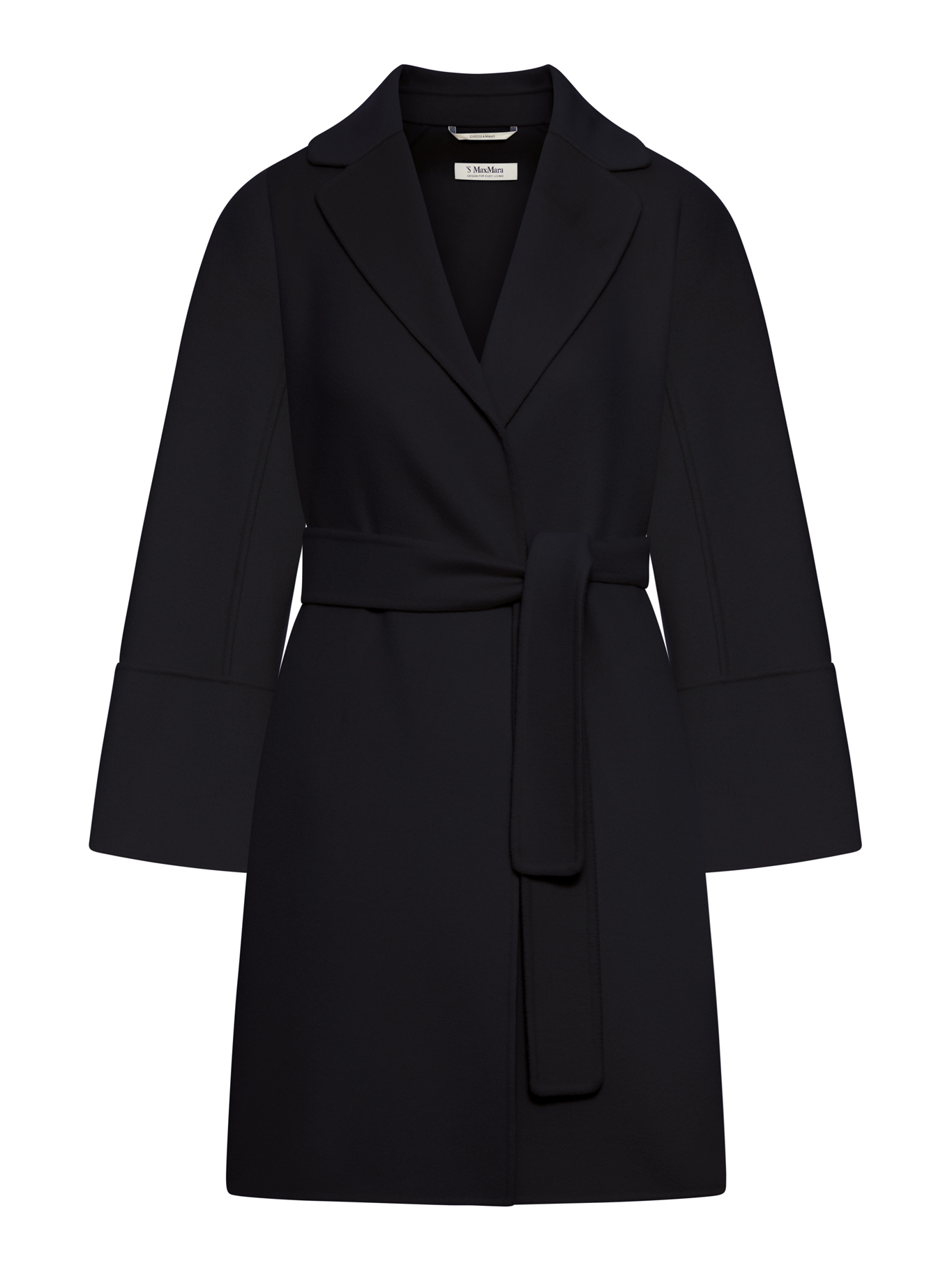 [S Max Mara] Coat FW26 2629016091600013 BLACK