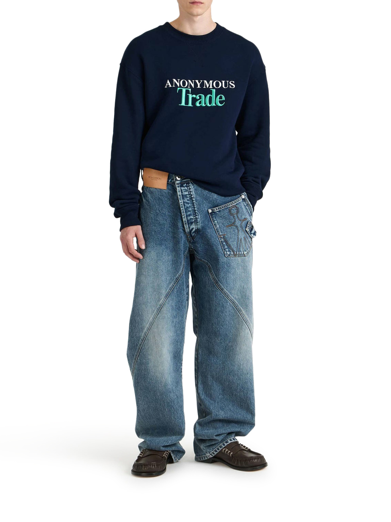 [J.W.Anderson] Jeans FW26 DT0126PG1849172 MID BLUE