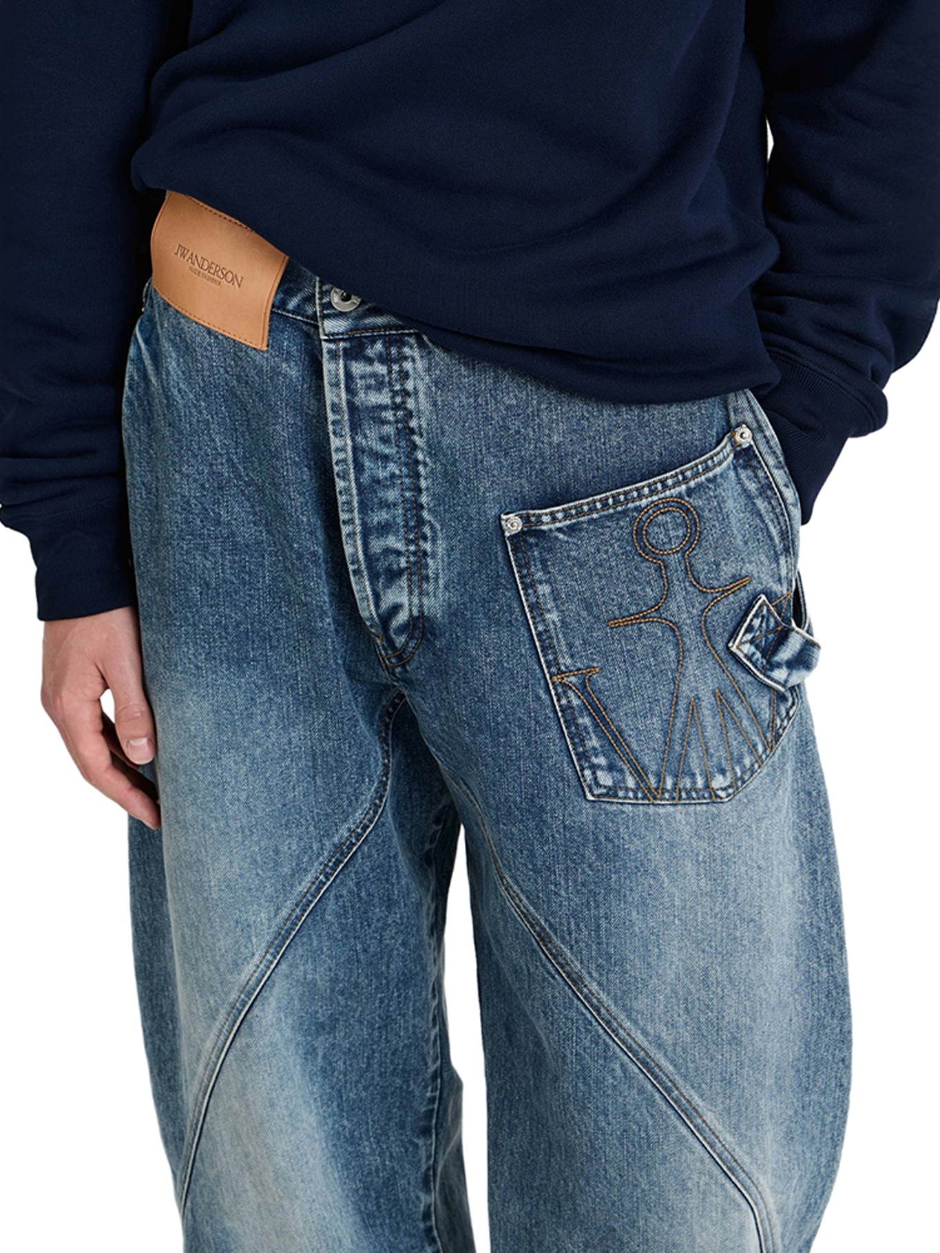 [J.W.Anderson] Jeans FW26 DT0126PG1849172 MID BLUE