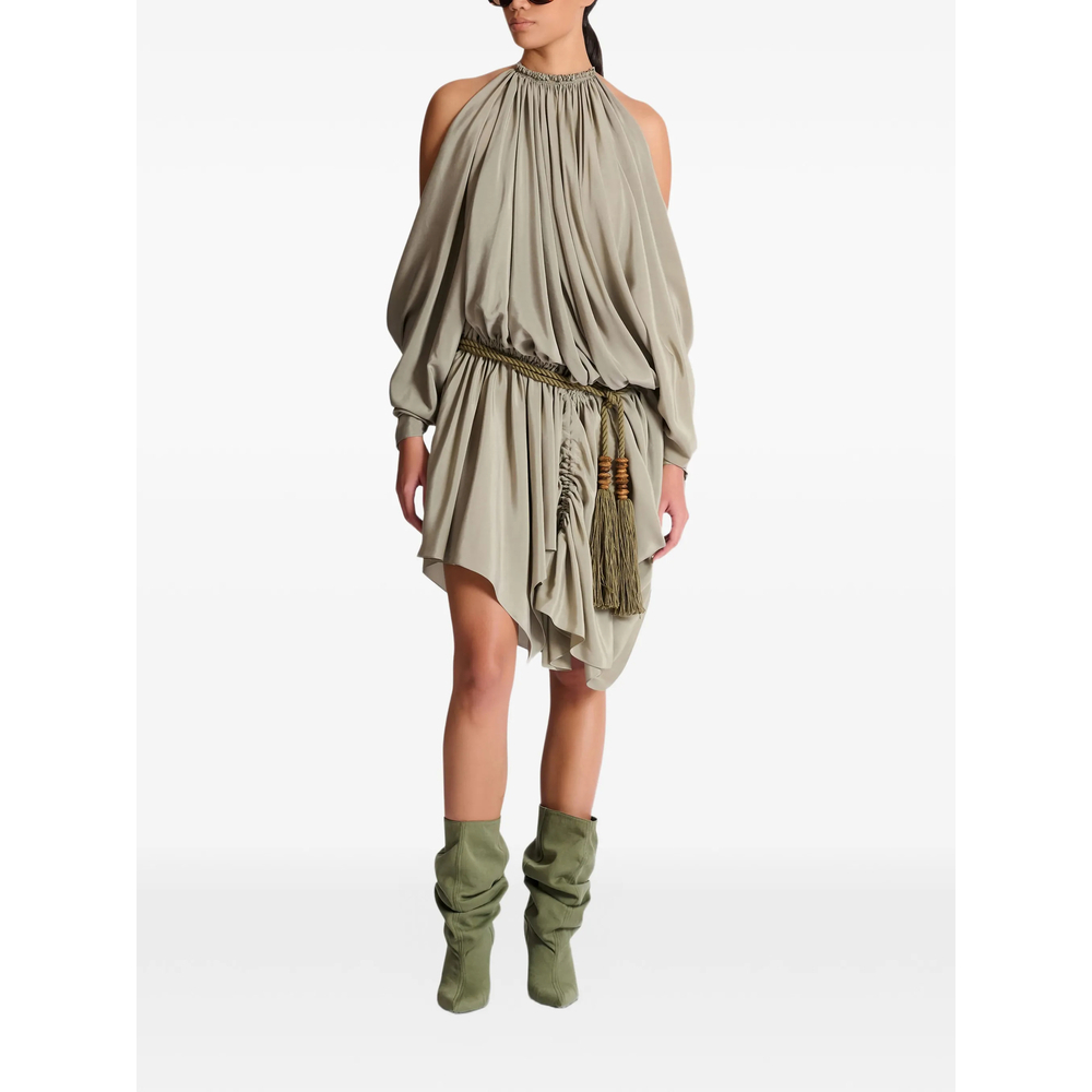[Balmain] Long sleeve dress SS26 GF0RF080 SF47 7GE