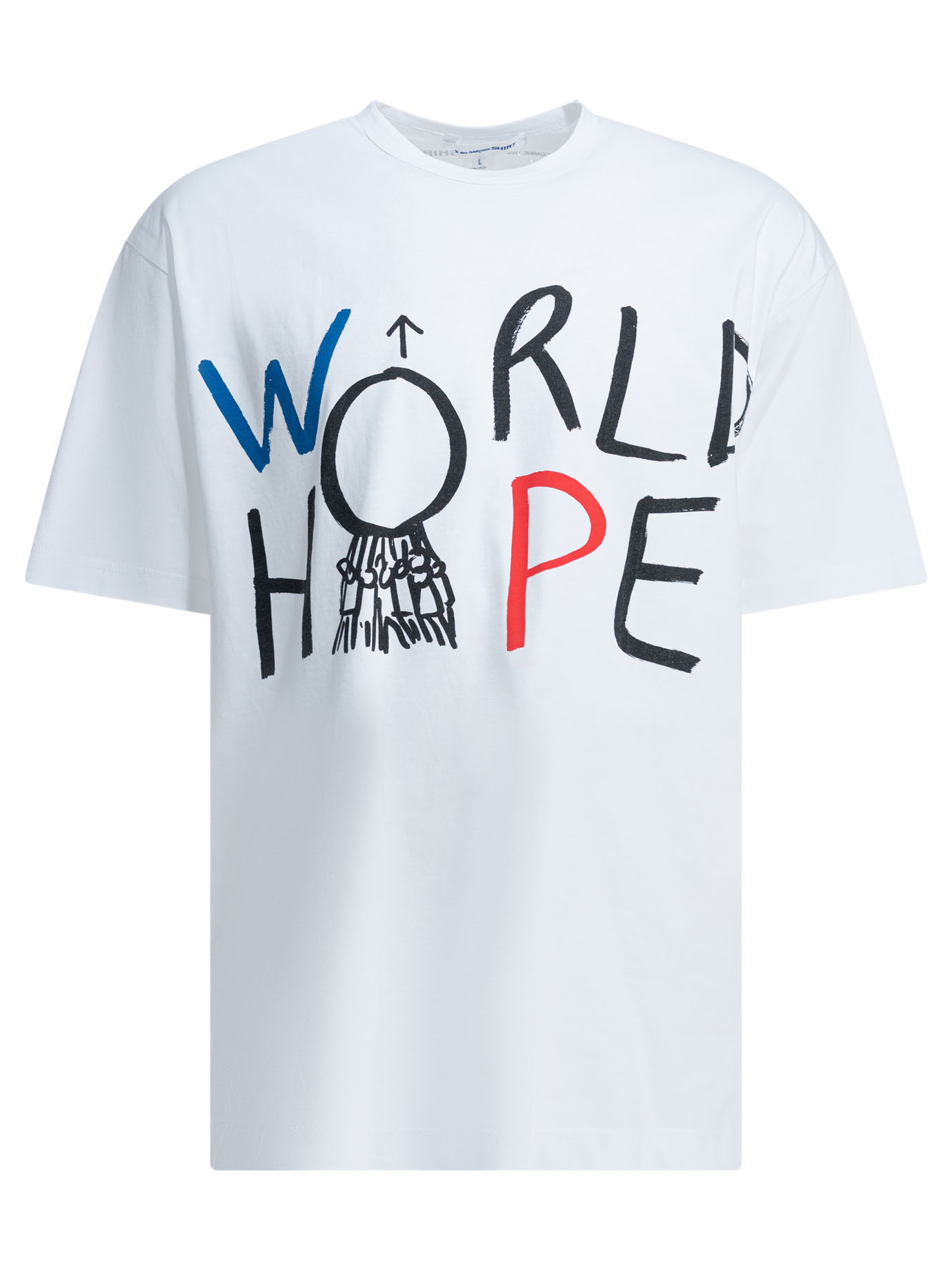 [COMME DES GARCONS SHIRT] T-shirts Short Sleeve SS26 FQ-T039-S261 WHITE