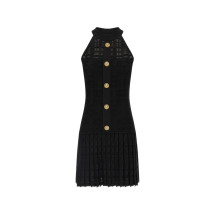 [Balmain] Sleeveless dress SS26 GF1R3375KJ360PA