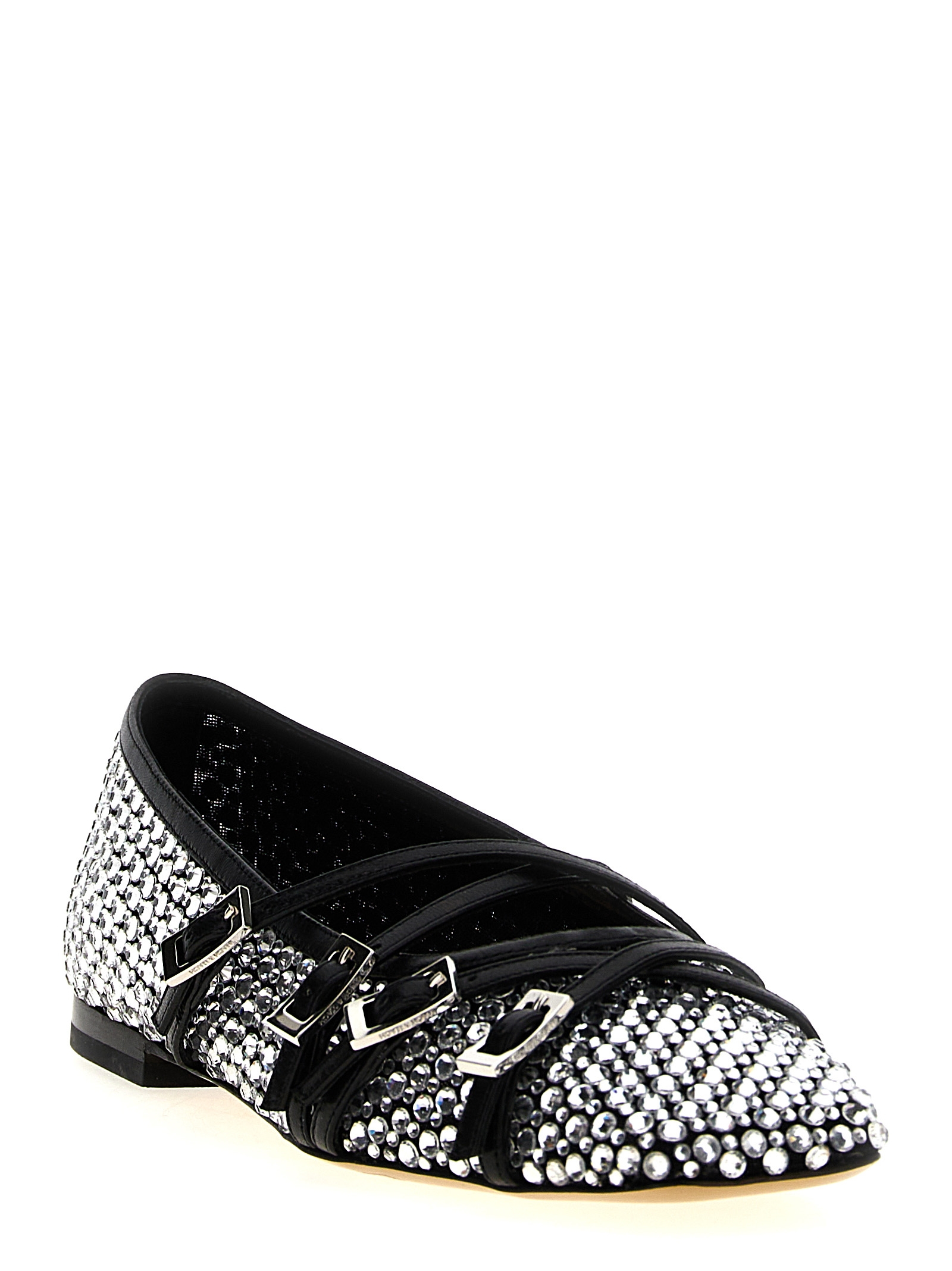 [MACH & MACH] Flat shoes SS25 R25S092710NETB17BLACK