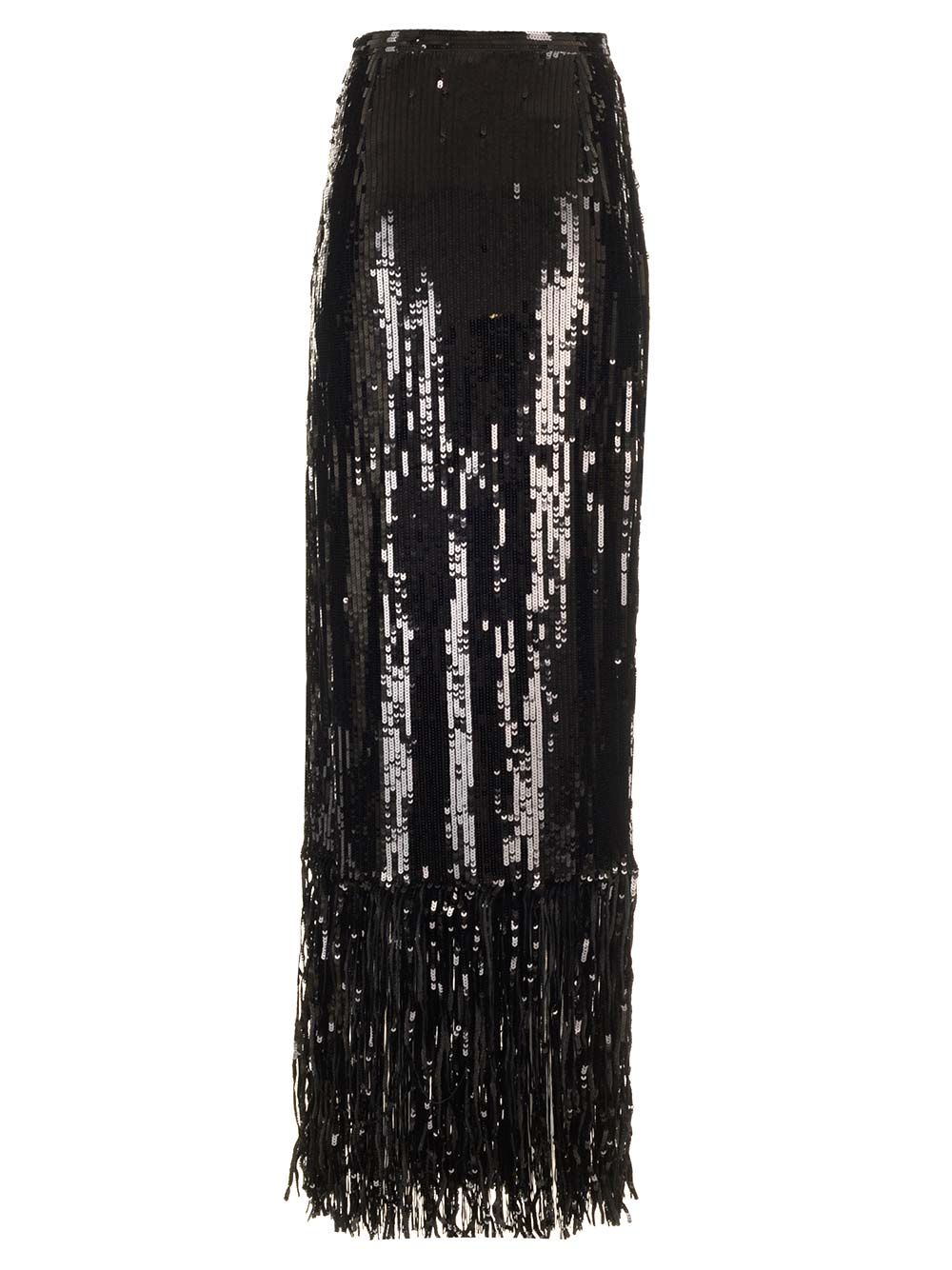 [Taller Marmo] Long skirt SS25 TM_PA2504_133BLACK