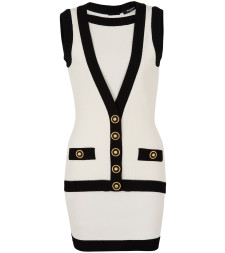 [Balmain] Sleeveless dress SS25 EF1R5086KH88GAU
