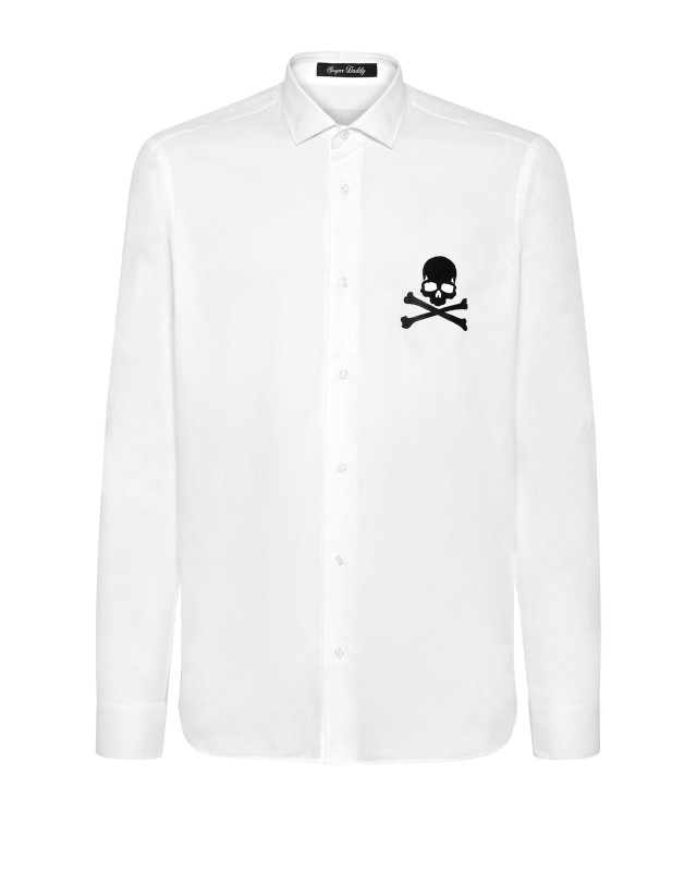 [Philipp Plein] Shirts Long Sleeve SS24 MRP2121PTE003N01