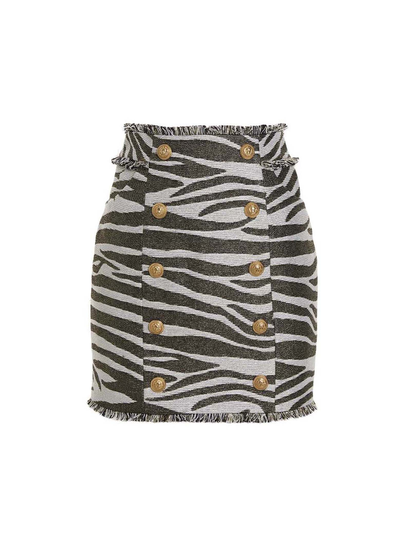 [Balmain] Mini skirt SS23 AF1LB815VC80GAD