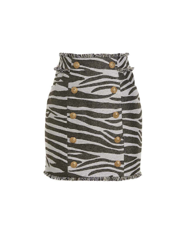 [Balmain] Mini skirt SS23 AF1LB815VC80GAD
