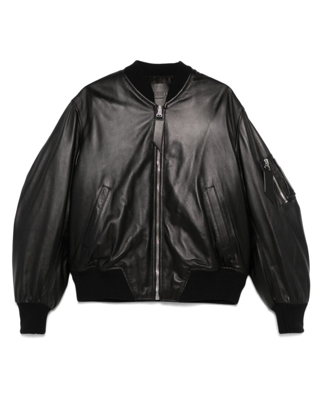 [The Attico] Leather Jacket FW26 261WCB00004LBT128AA100