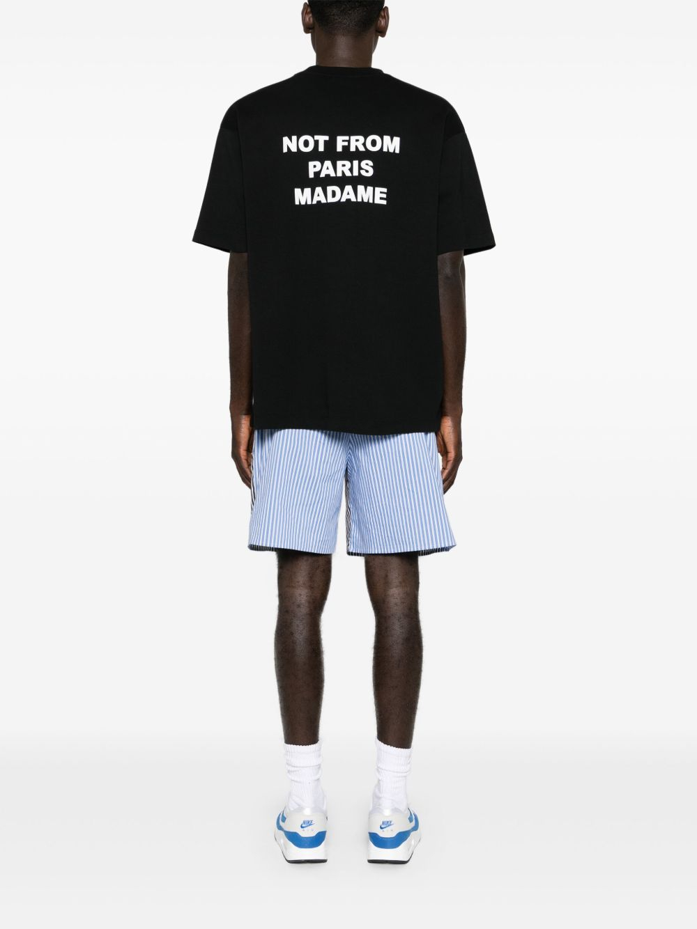 [DROLE DE MONSIEUR] T-shirts Short Sleeve FW26 PERMTS203CO002BL