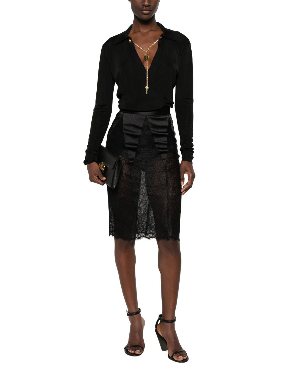 [ELISABETTA FRANCHI] T-shirts Long Sleeve FW26 BK03S66E2110