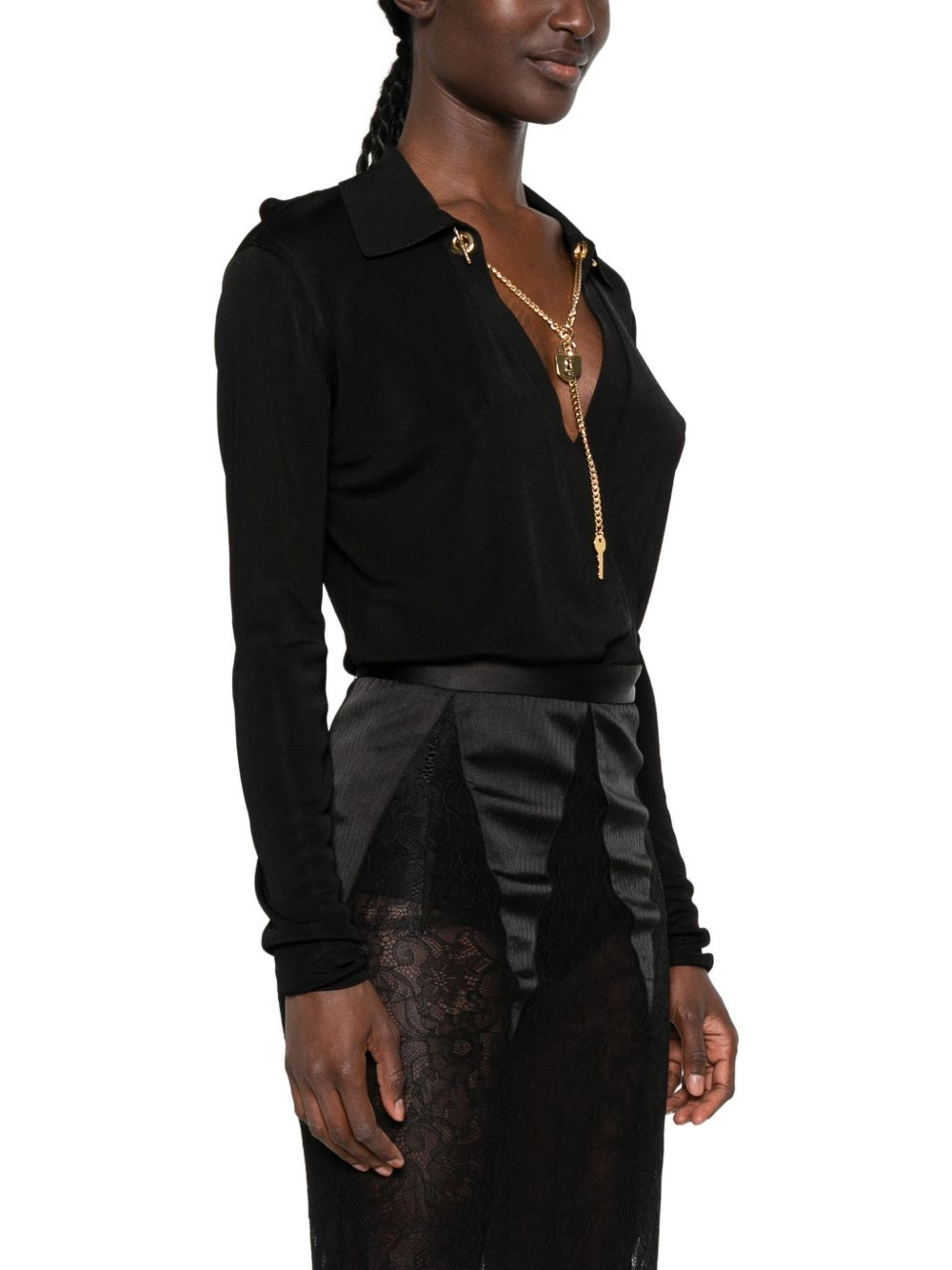 [ELISABETTA FRANCHI] T-shirts Long Sleeve FW26 BK03S66E2110