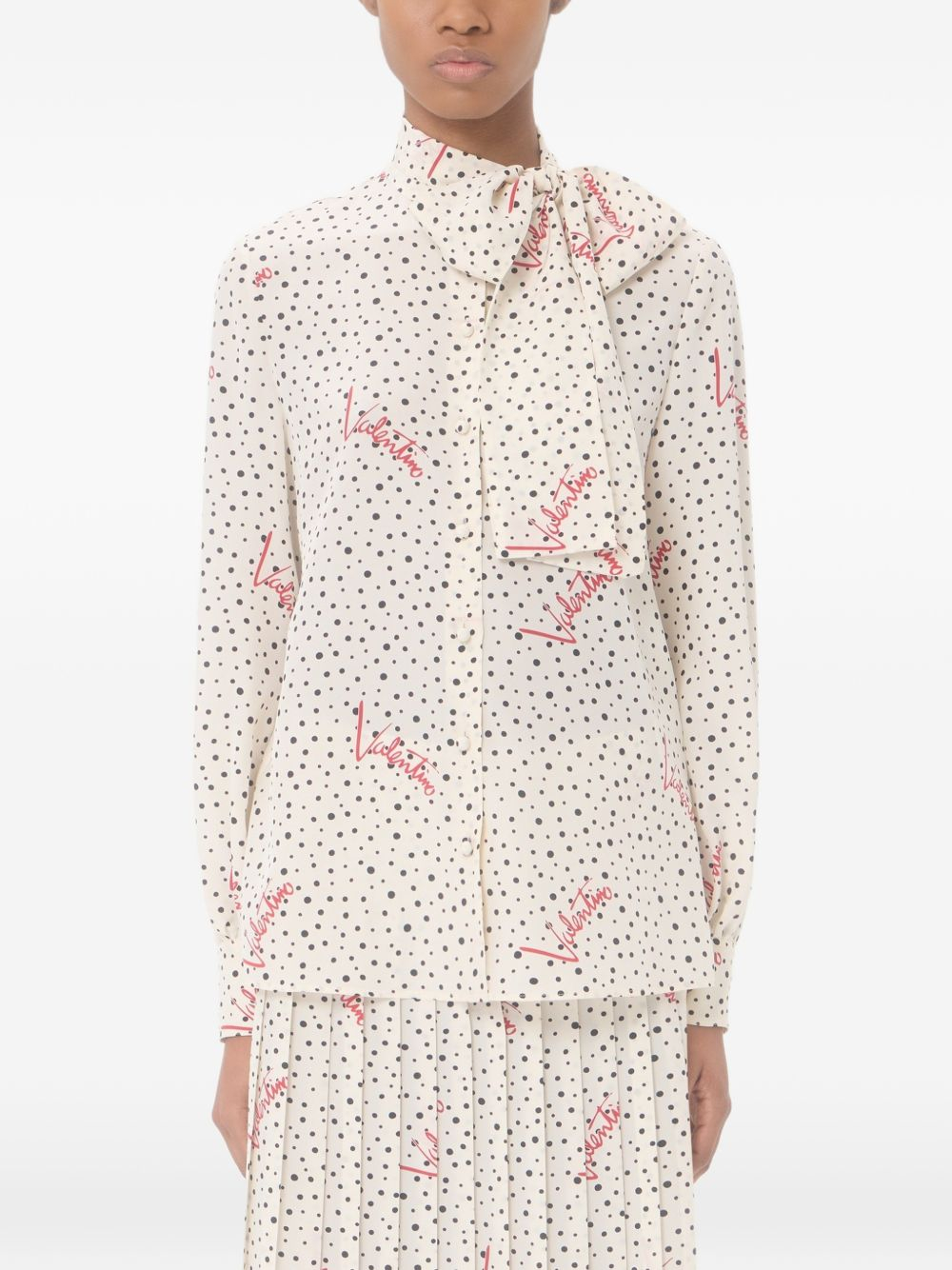 [Valentino Garavani] Shirts Long Sleeve FW26 BAB8N0A9N3G5
