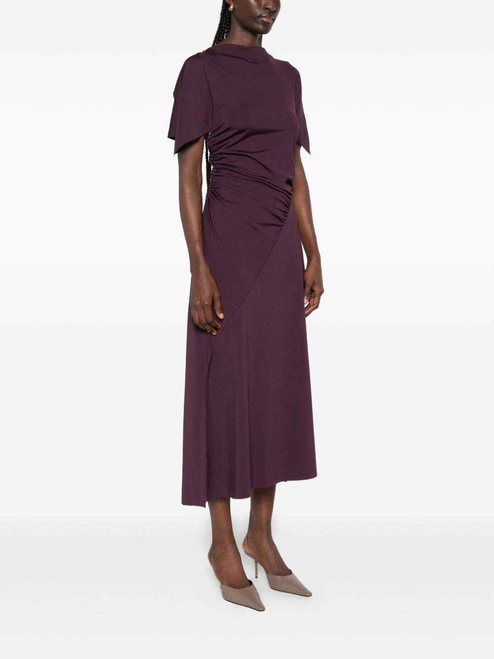 [VICTORIA BECKHAM] Short sleeve dress FW26 1326JDR007350ABLACK