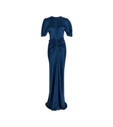 [VICTORIA BECKHAM] Short sleeve dress FW26 1226WDR007004AOCEAN