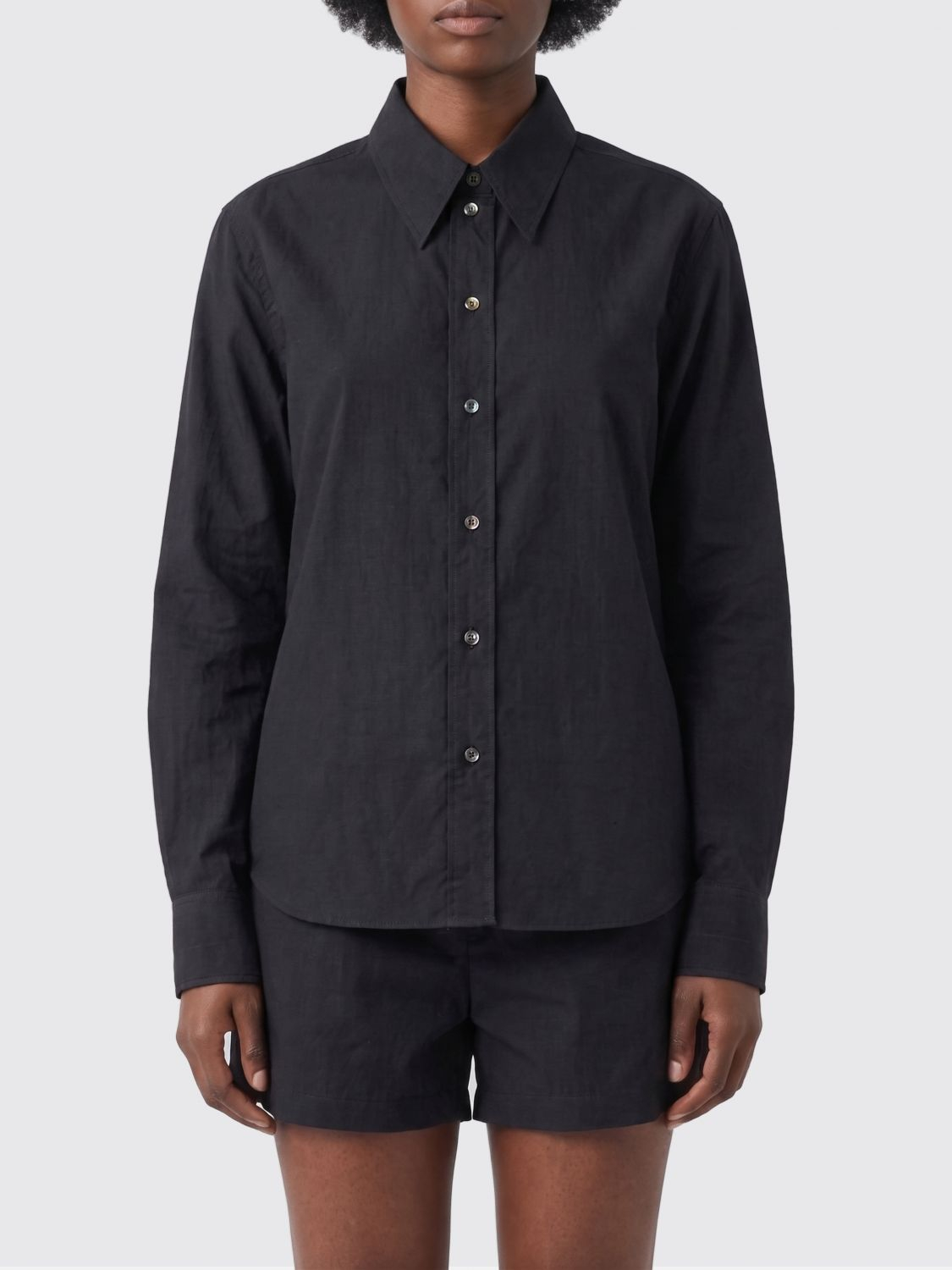 [LEMAIRE] Shirts Long Sleeve SS26 SH1182LF1500 BK998