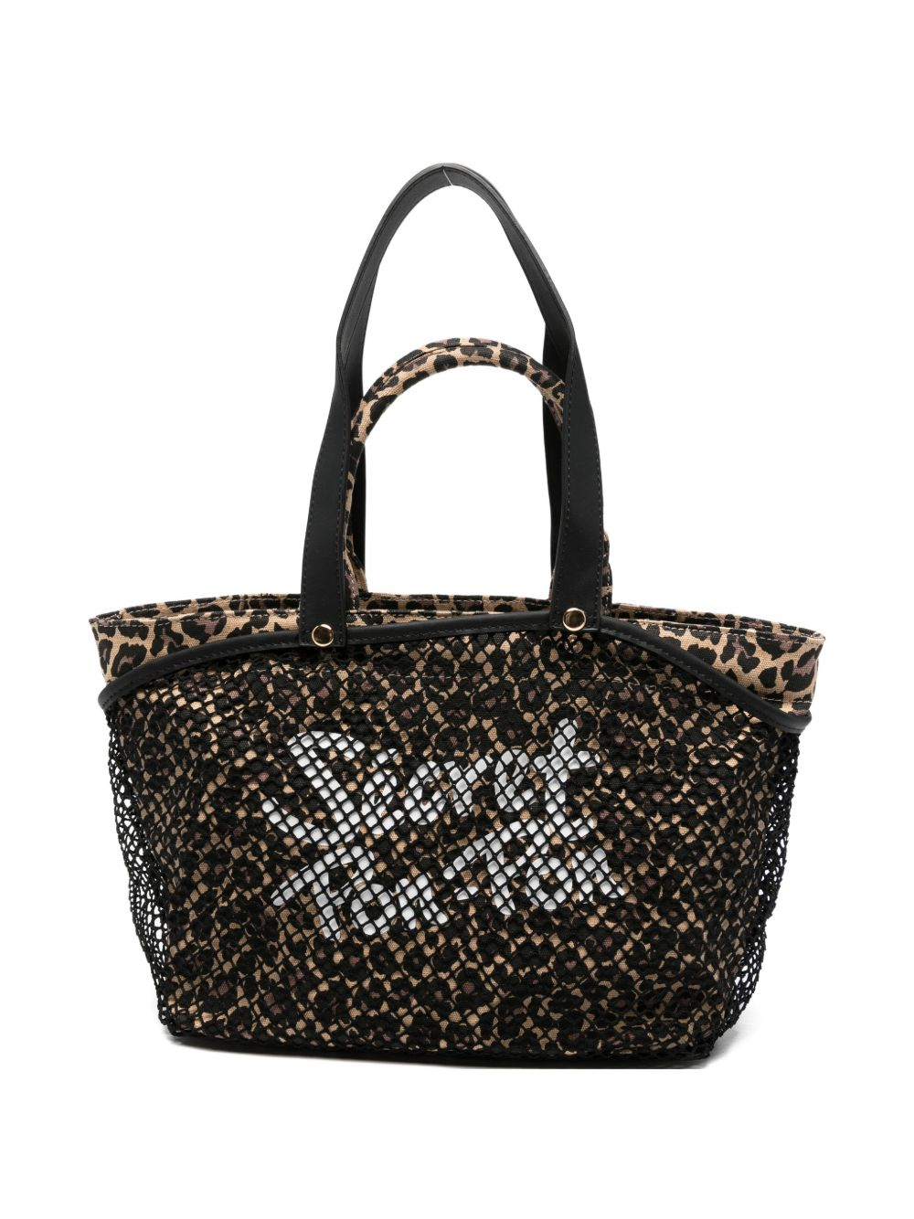 [SECRET PON-PON] Shoulder bag SS26 CITYTOTEMLEOPARD