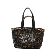 [SECRET PON-PON] Shoulder bag SS26 CITYTOTEMLEOPARD