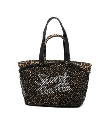 [SECRET PON-PON] Shoulder bag SS26 CITYTOTEMLEOPARD