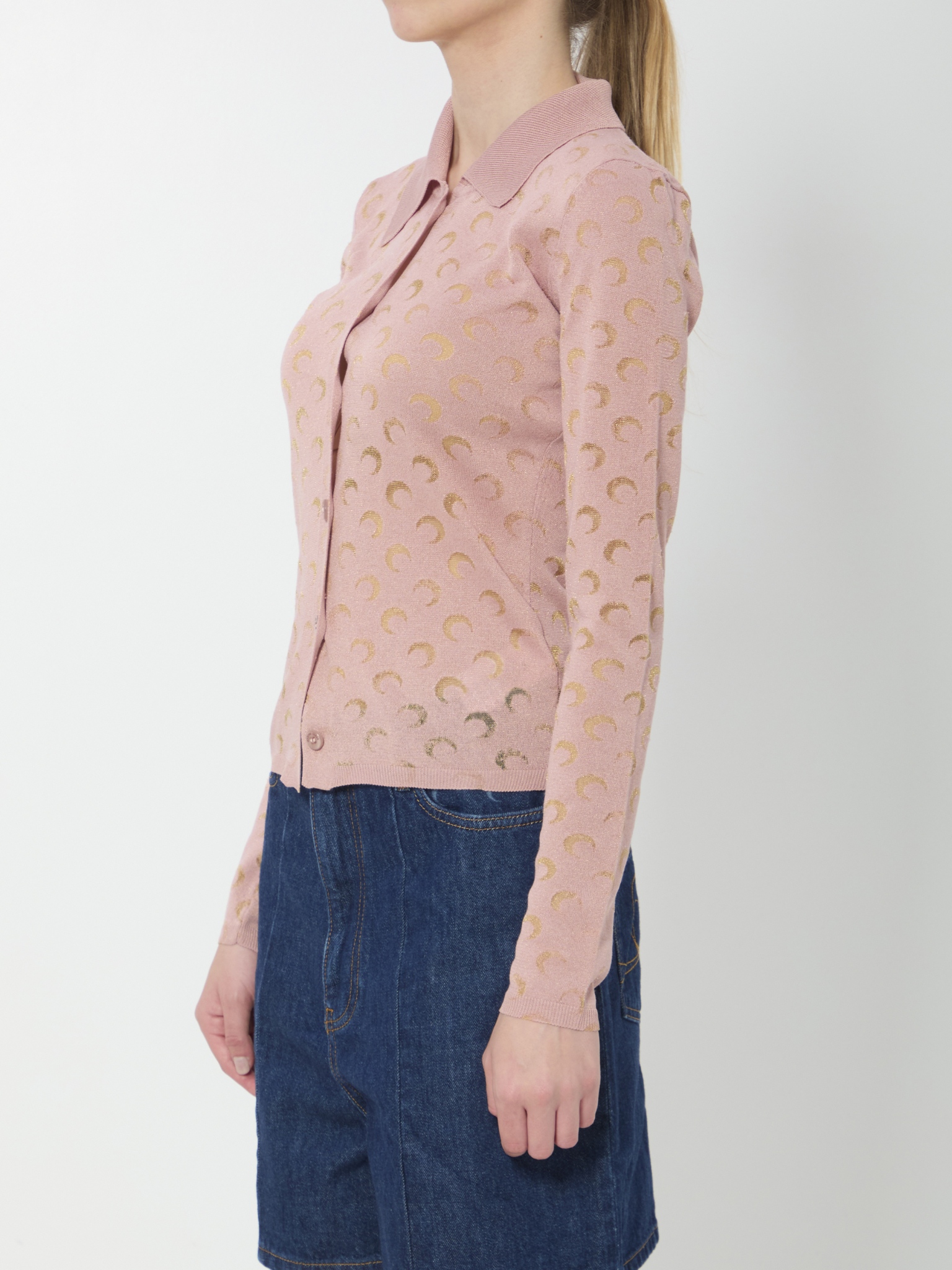 [MARINE SERRE] Knitwear SS26 WSI044ACKN_I0545_PK00