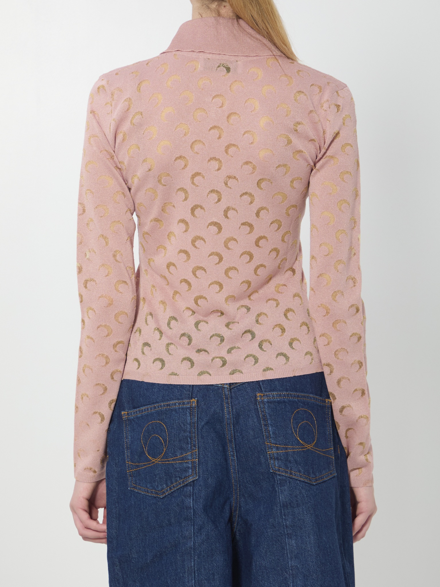 [MARINE SERRE] Knitwear SS26 WSI044ACKN_I0545_PK00