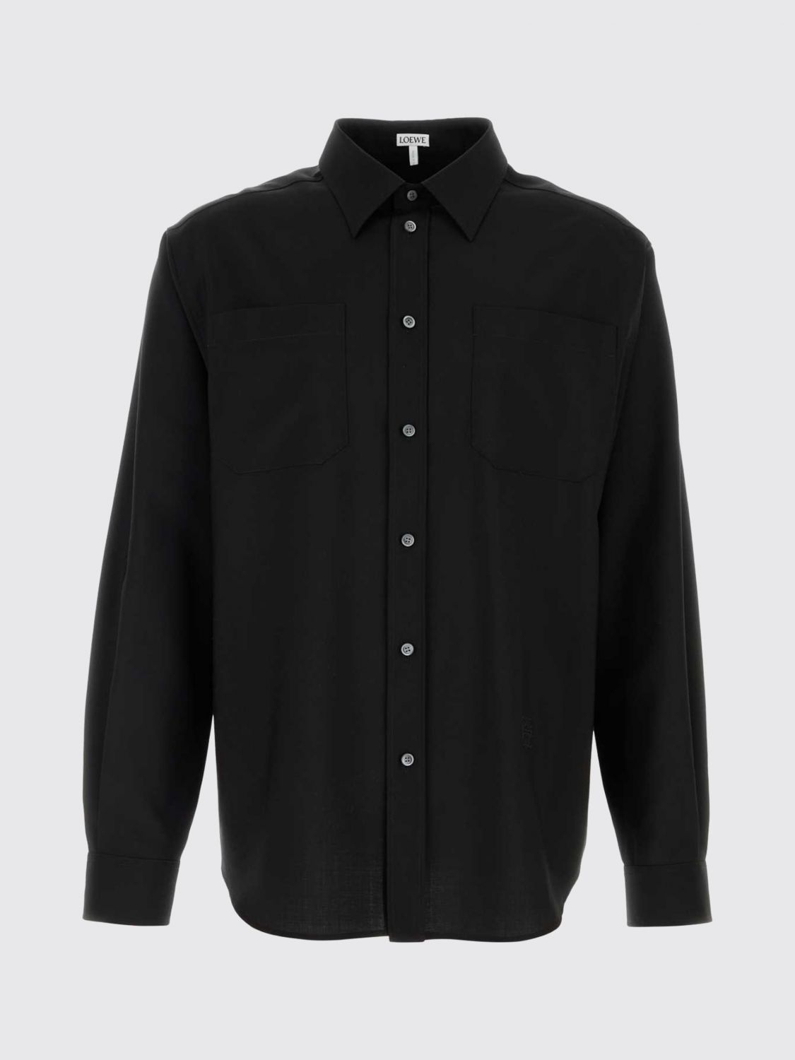 [Loewe] Shirts Long Sleeve SS26 H526Y05WGI BLACK